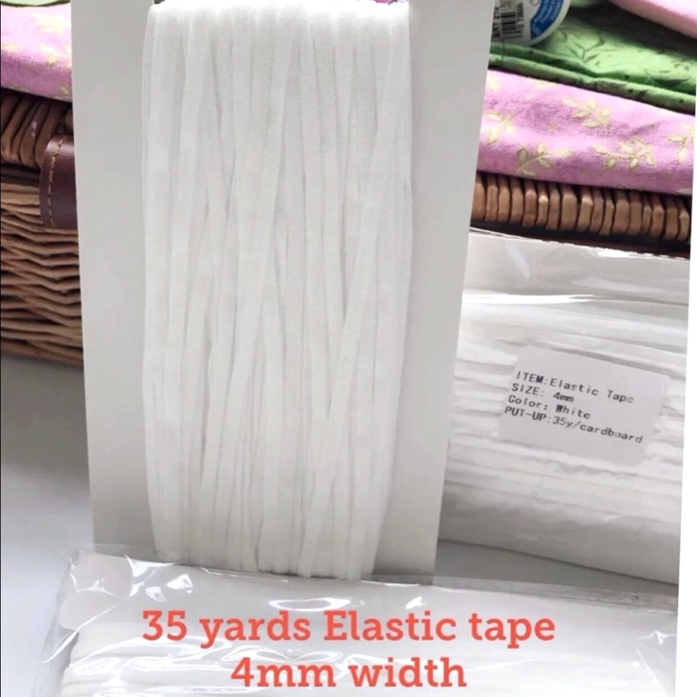 35 Yards DIY Braided Elastic Tape Sewing 4 mm
